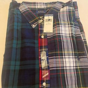 Polo by Ralph Lauren BNWT Plaid Oxford Shirt 4XLT